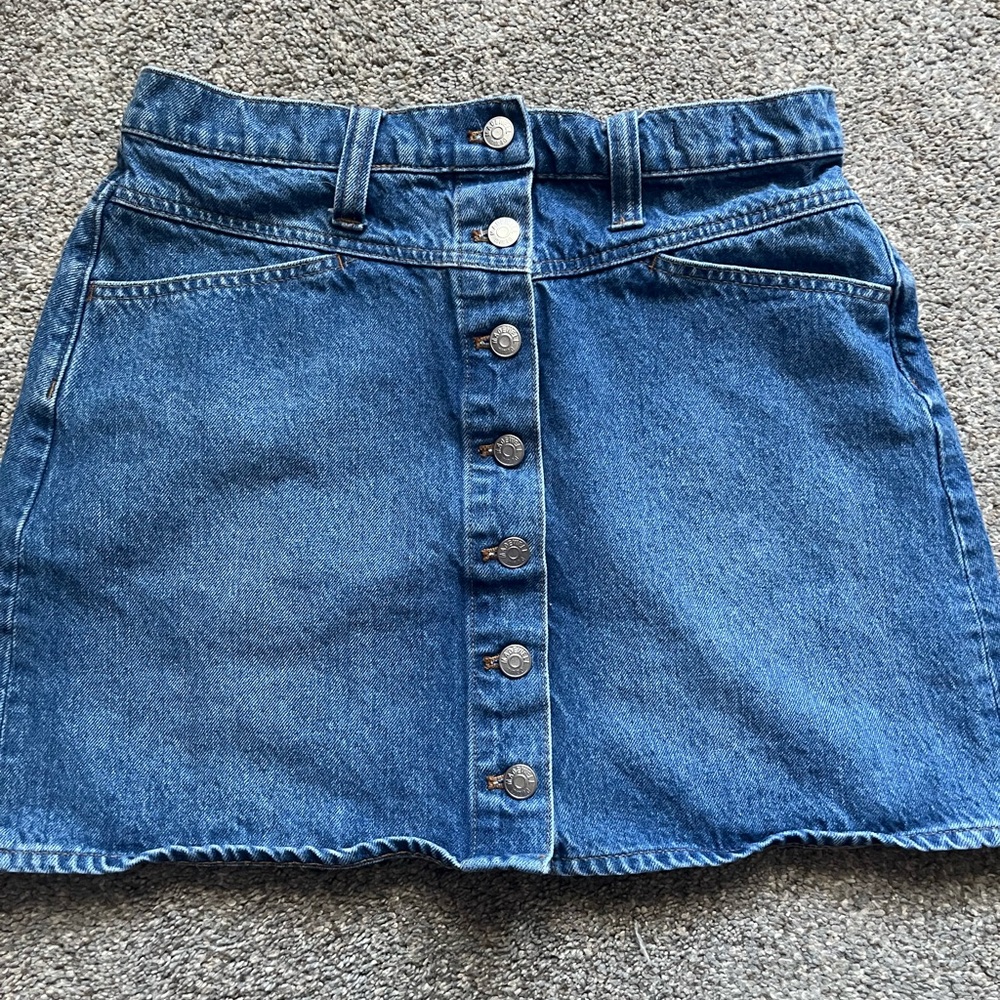 Madewell Denim Mini Skirt (29)